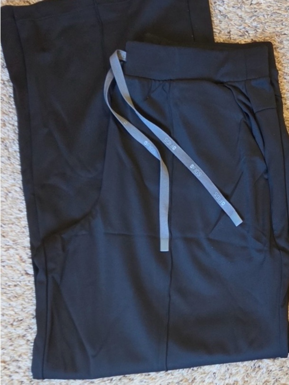 Figs FormX Salina Black Scrub Pants XLT